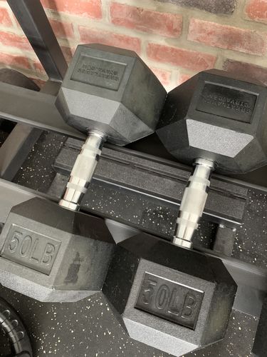 Customer photo review of Hex Head Dumbbell (singles)