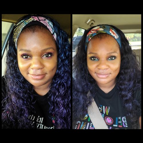 Customer photo review of Get Hued - Purple Rain