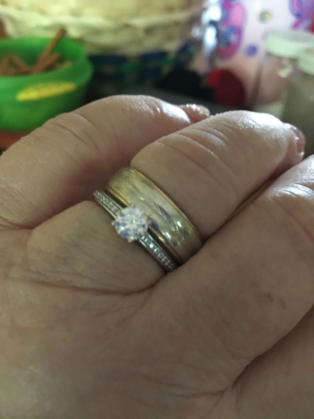 Customer photo review of Moissanite Series Luxury Sterling Silver Ring