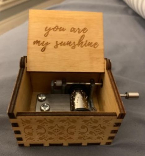 Customer photo review of "You Are My Sunshine" Music Box