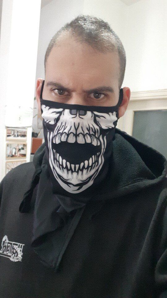 Customer photo review of Breathable UV-Block Neck Gaiter Bandana