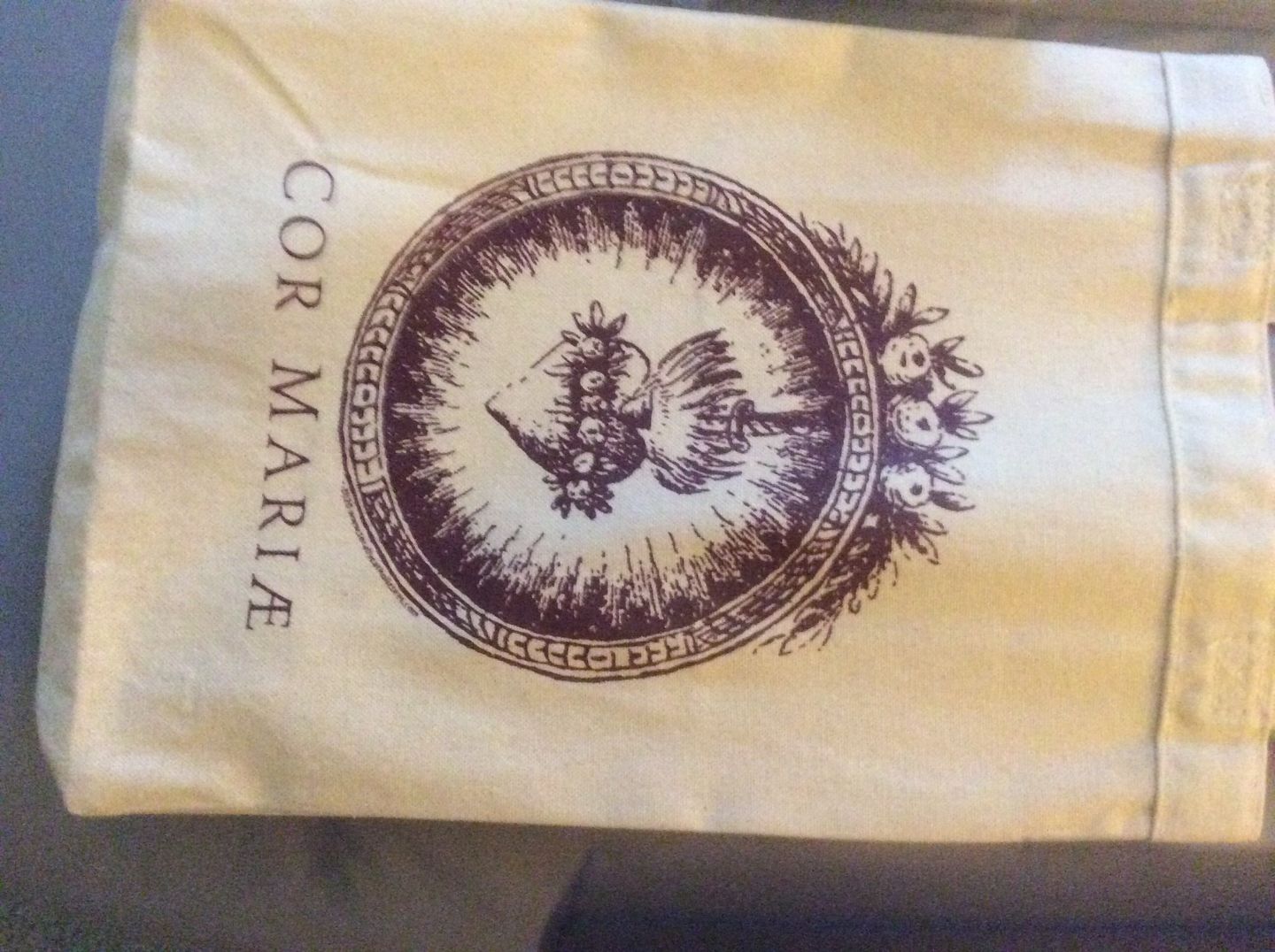 Customer photo review of Cor Mariae Tote Bag
