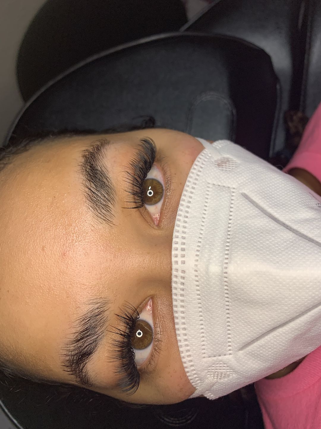 Customer photo review of Wispy Eyelash Extensions 17-25mm