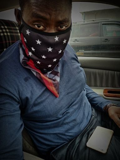 Customer photo review of Breathable UV-Block Neck Gaiter Bandana