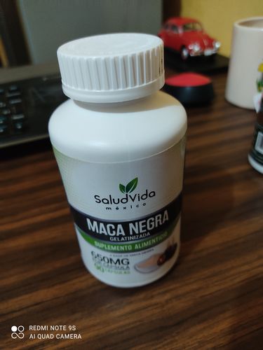Customer photo review of Maca Negra Orgánica 650mg