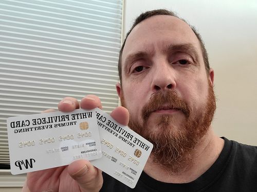 Customer photo review of White Privilege Card