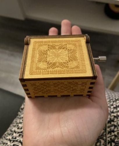 Customer photo review of "You Are My Sunshine" Music Box
