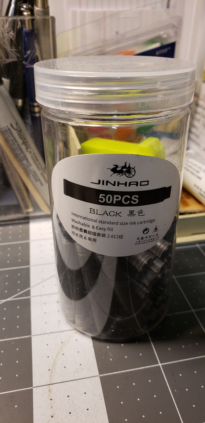 Customer photo review of 50 Pcs Ink Cartridge Pack