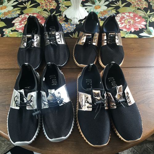 Customer photo review of Astra Sneakers - Instant Foot Pain Relief