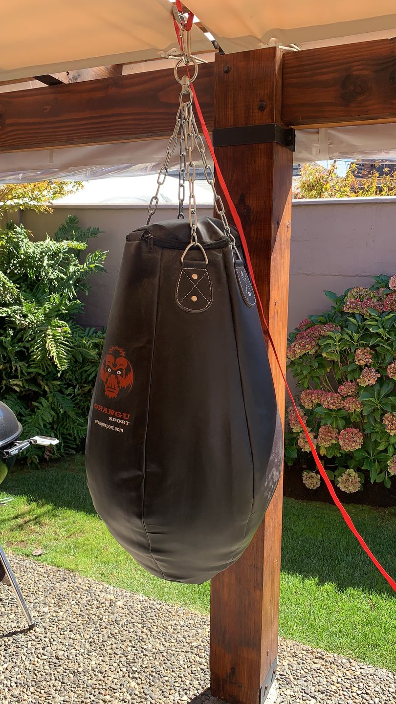 Customer photo review of Saco de Boxeo Pera XL