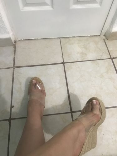 Customer photo review of Plataforma Miriam Transparente