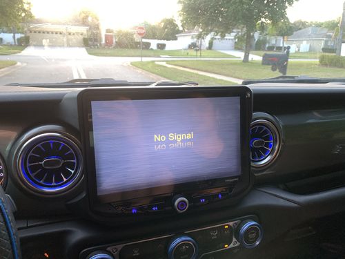 Customer photo review of Turbo Air AC Vent w/ Ambient Light for 18-21 Jeep Wrangler JL & Gladiator JT