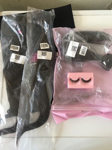 Customer photo review of 3 Paquets de Tissage  Straight
