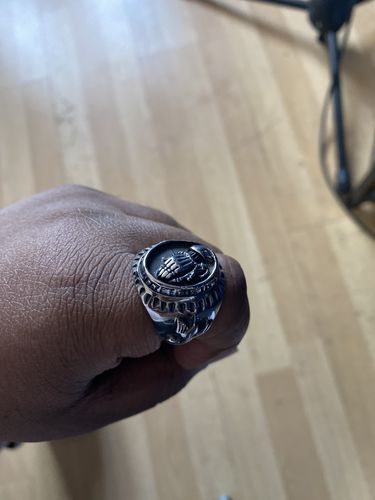 Customer photo review of PRAYER HANDS RING