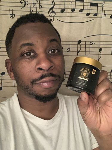 Customer photo review of Respected Roots Hair Moisturizer