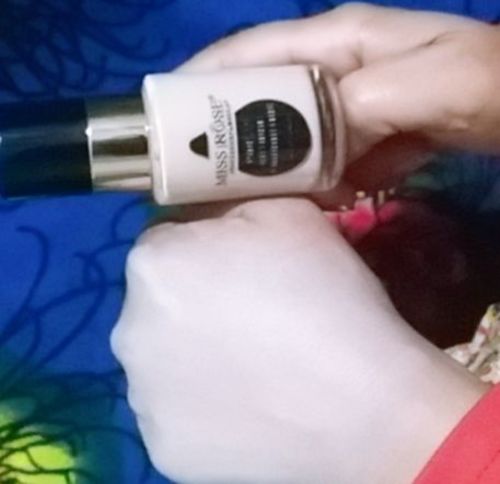 Customer photo review of MISS ROSE Purely Natural Foundation