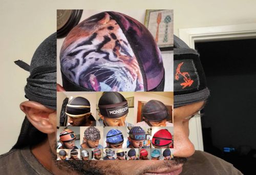 Customer photo review of DESIGN YOUR OWN CUSTOMIZED DURAG.