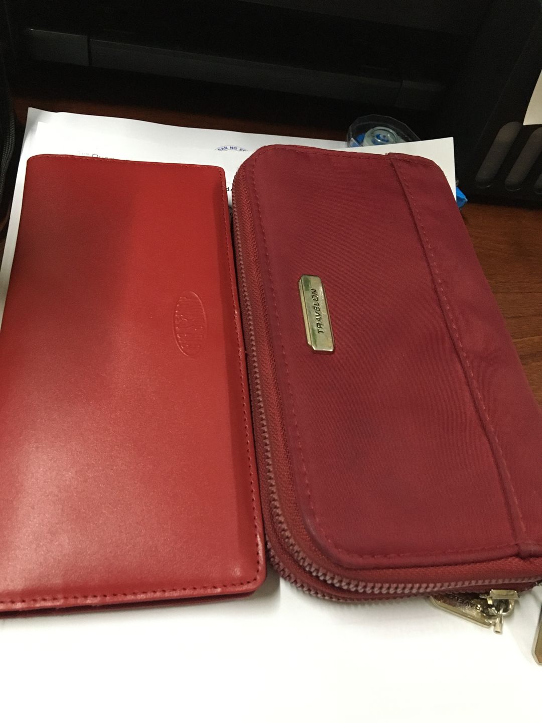 Customer photo review of Leather Executive Red