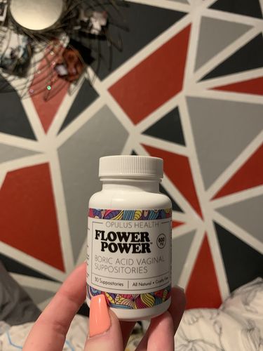 Customer photo review of Flower Power® Boric Acid Suppositories for Odor and Balance (30ct/ea)