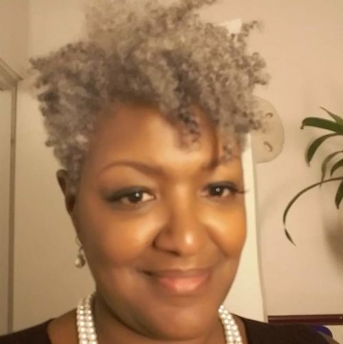 Customer photo review of Hair Growth Serum for Curly Hair with Organic Sweet Almond Oil for Sensitive Skin (Fragrance Free)