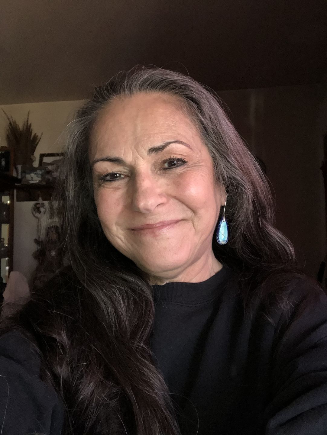 Customer photo review of Intense Ocean Energy Earrings