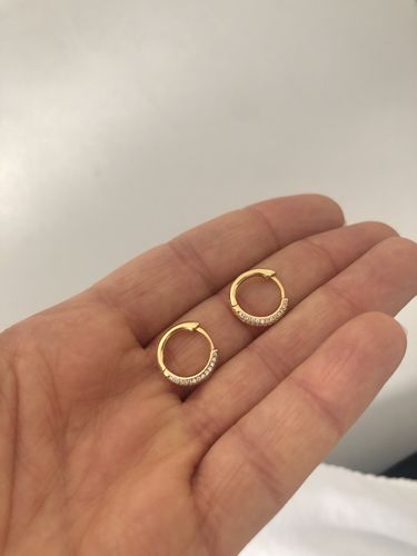 Customer photo review of Faye Ohrringe