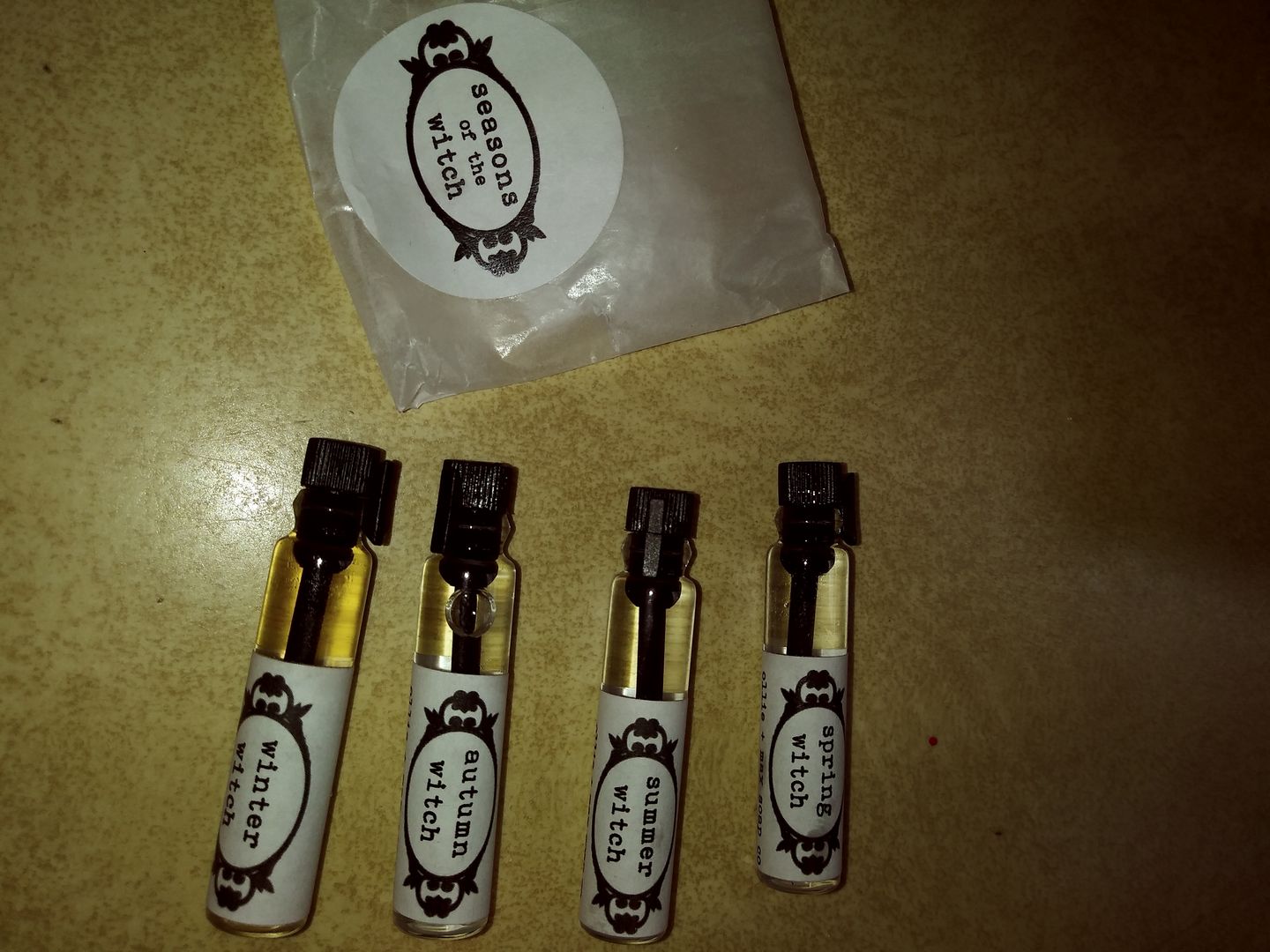 Customer photo review of The 4 Seasons of the Witch - Sample Set