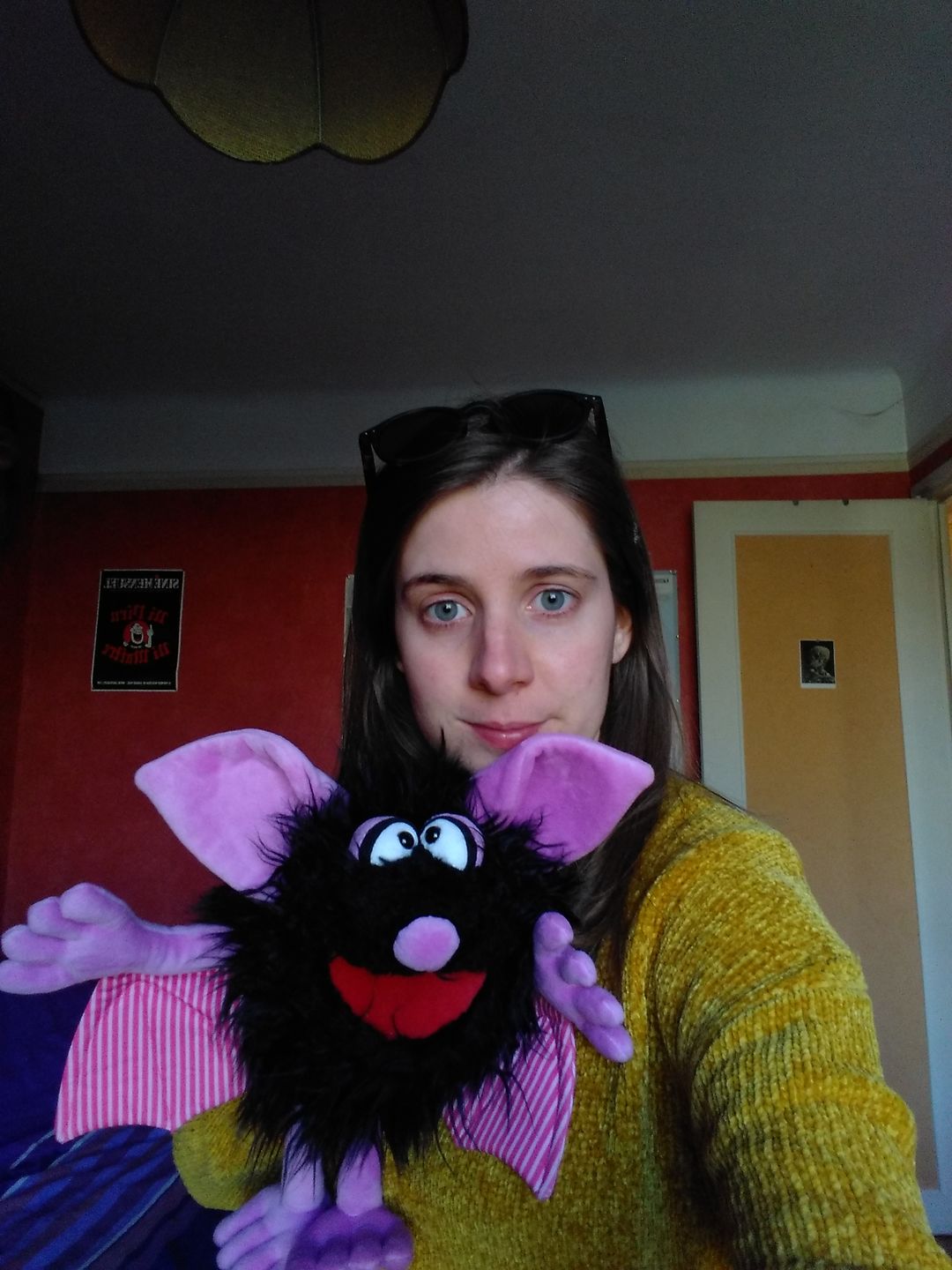 Customer photo review of Rat Chauve Souris Noir Marionnette