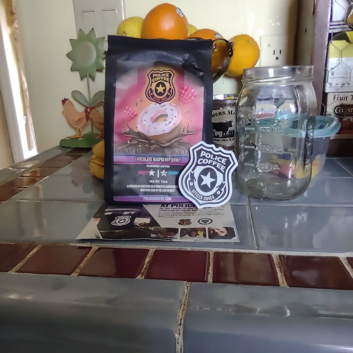 Customer photo review of Chocolate Raspberry Donut