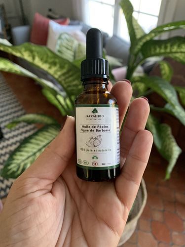 Customer photo review of Sarahbio - huile de pépins de figue de barbarie - 30 mL