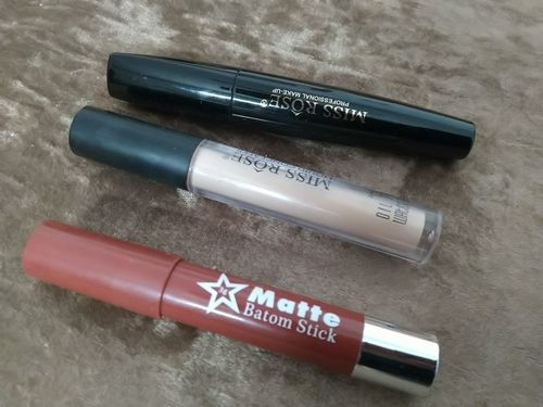 Customer photo review of MISS ROSE Curling and Lengthening Mascara