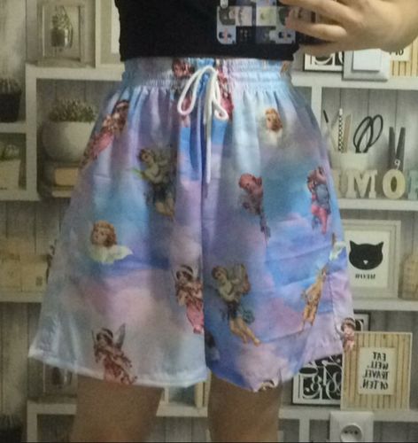Customer photo review of Renaissance angels mini shorts
