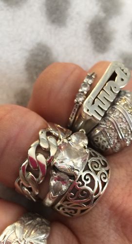 Customer photo review of Cuban Link Ring