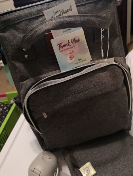 Customer photo review of Original Diaper Backpack