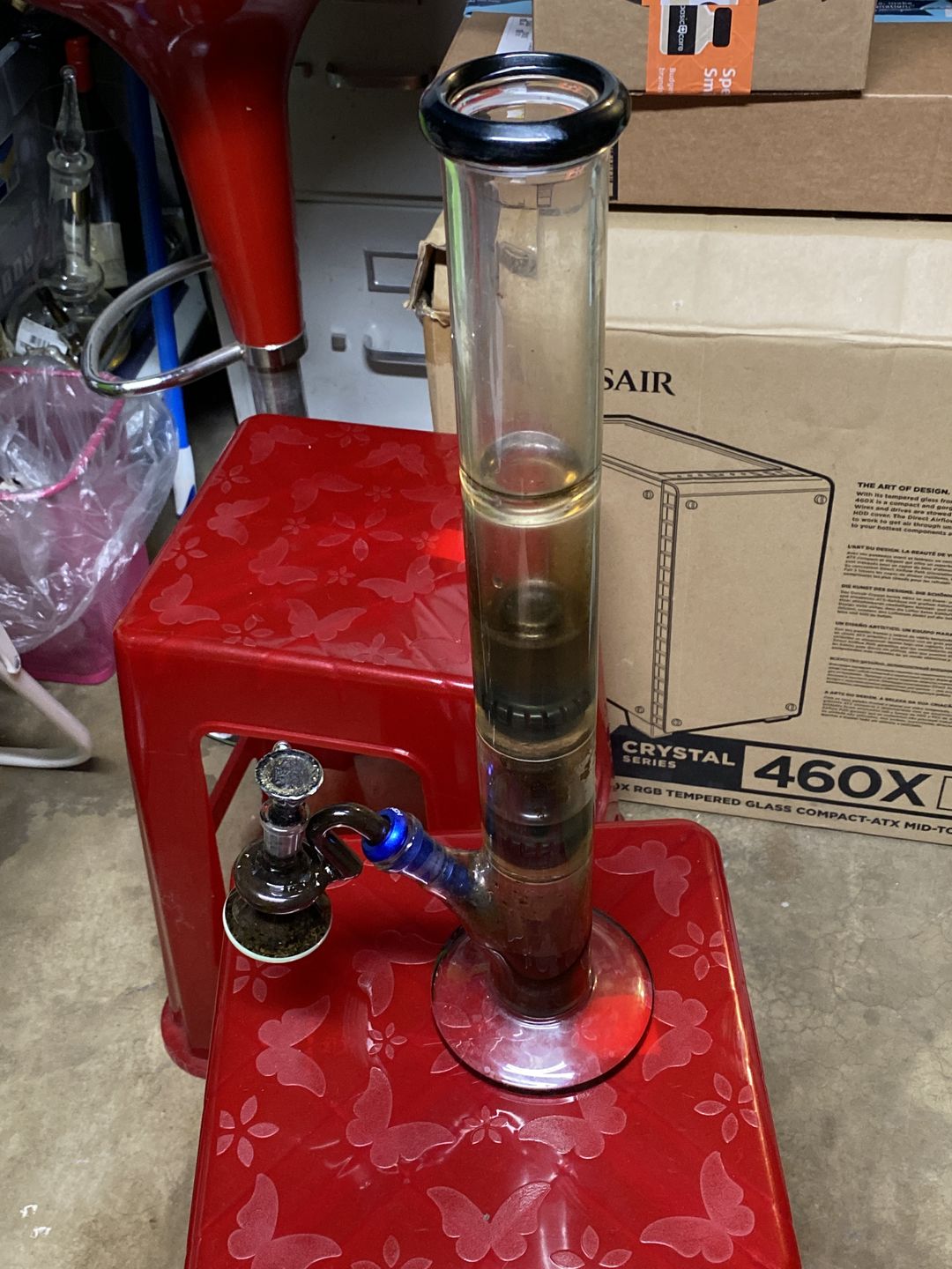 Customer photo review of Lucky Goat Color Dry Ash-Catcher 3"