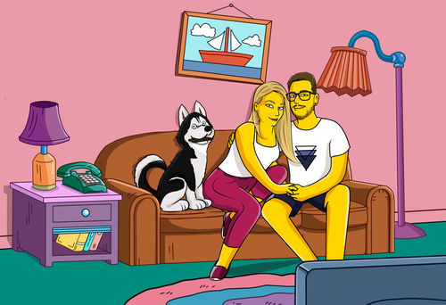 Customer photo review of RETRATO EM ARQUIVO DIGITAL FAMILIA AMARELA