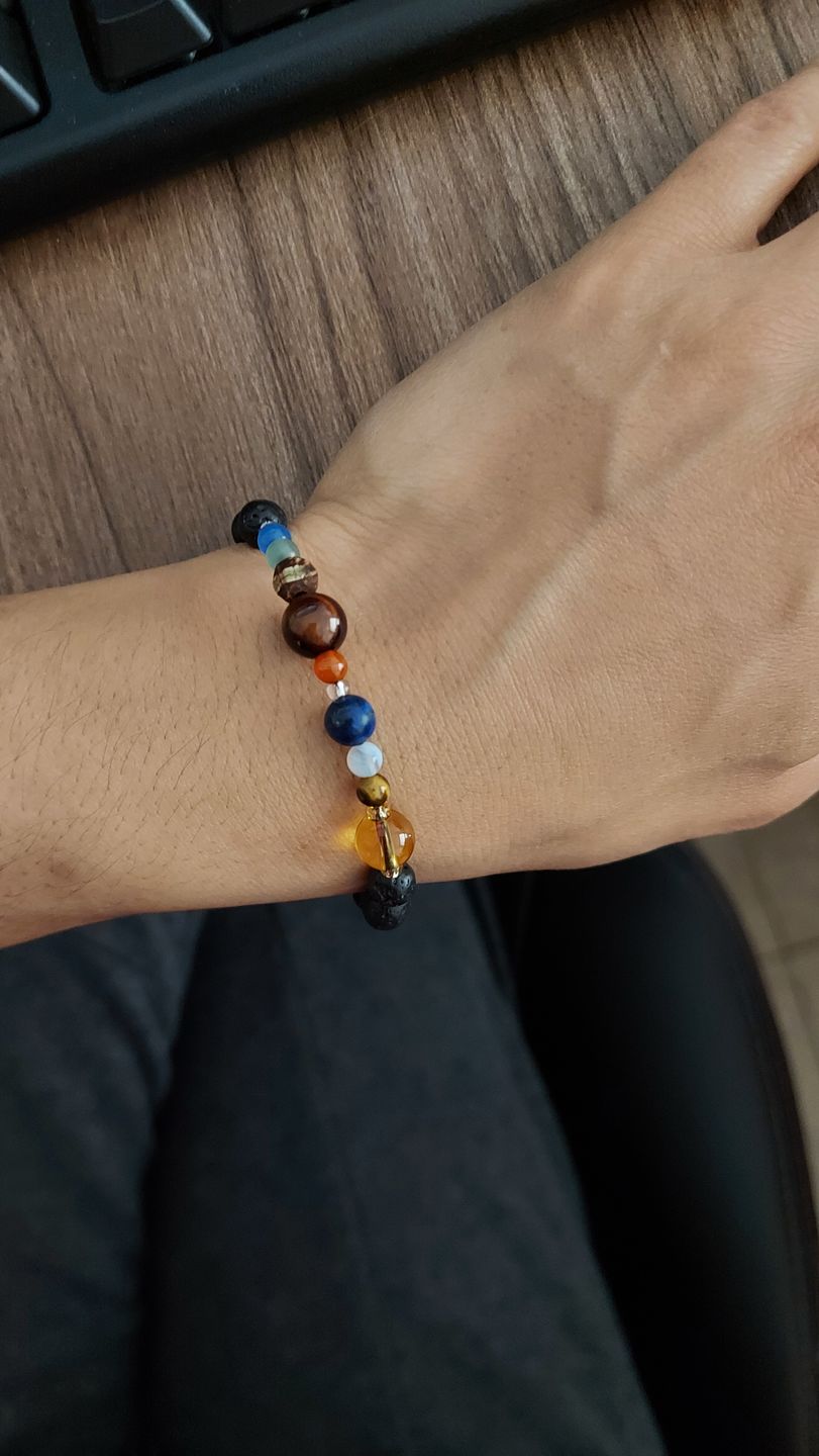 Customer photo review of Pulsera Sistema Solar 🚀