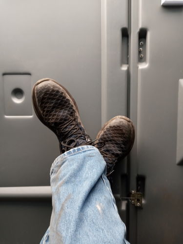 Customer photo review of Maven Puncture Resistant Comfortable Steel Toe Work Boots