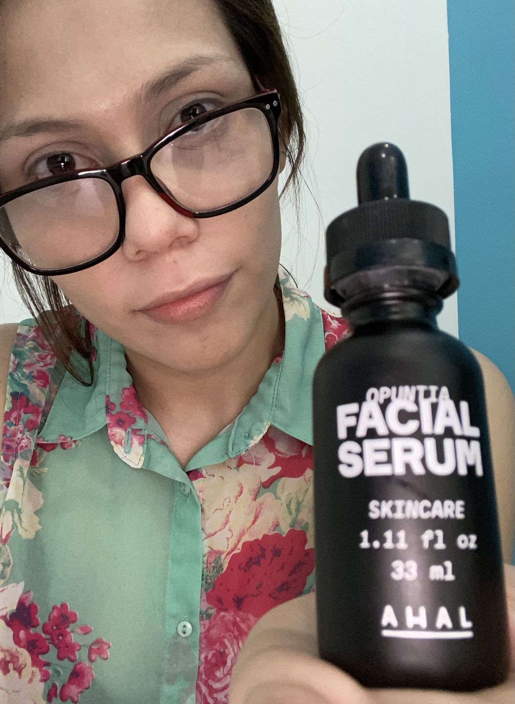 Customer photo review of Opuntia Facial Serum / Suero Facial Opuntia
