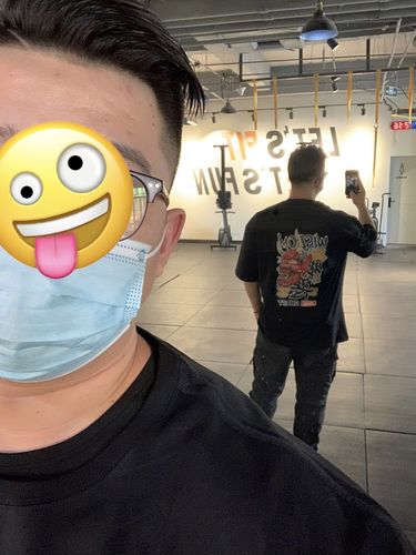 Customer photo review of #MY-FB-90#潮品短袖T恤