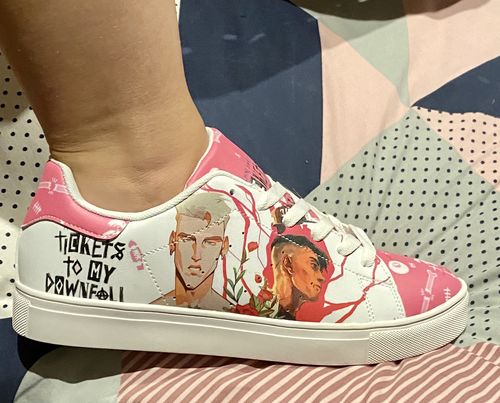 Customer photo review of Machine Gun Kelly Low Top Sneaker