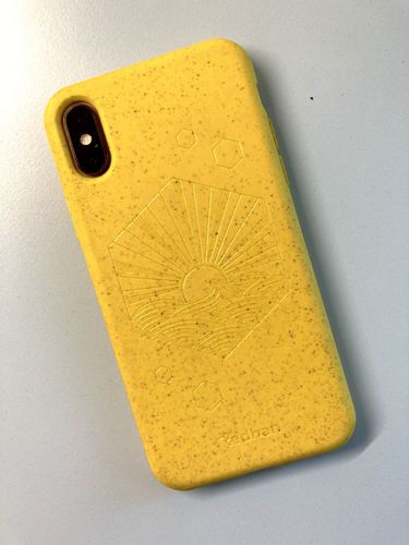 Customer photo review of Eco Friendly iPhone X / XS Phone Case - Sunset in Yellow