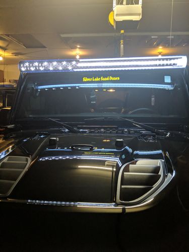 Customer photo review of Aerolidz Light Bar Cover - 50” 52” - Smoked - Dual Row