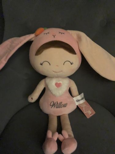 Customer photo review of Personalized Bunny Leyadoll with Gift Bag - 2 Skin Tones