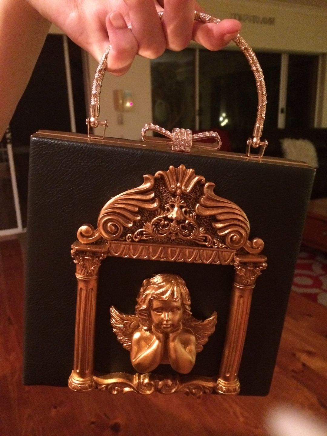 Customer photo review of Renaissance angel inspired bag
