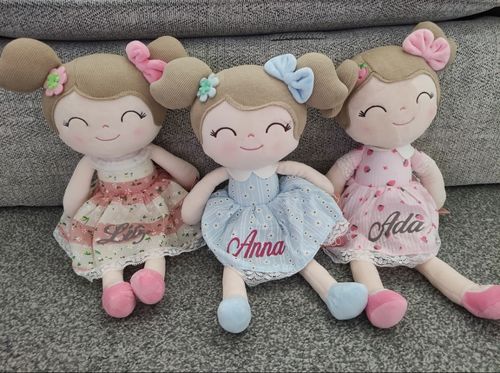 Customer photo review of Personalized Gloveleya Spring Girl Doll With Gift Bag - 5 Colors