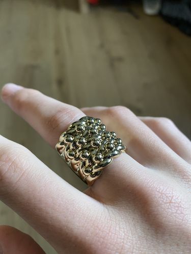 Customer photo review of KEEPER RING (GOLD)