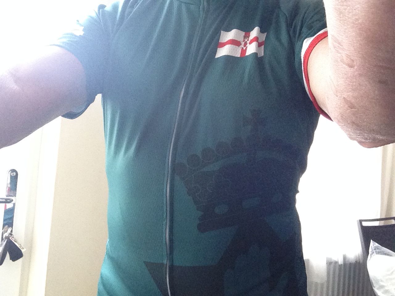 Customer photo review of Northern Ireland Cycling Jersey