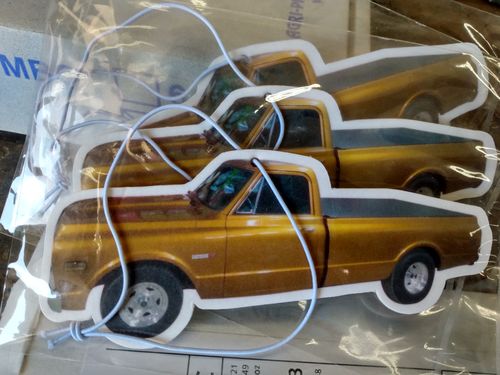 Customer photo review of Three Custom Air Fresheners