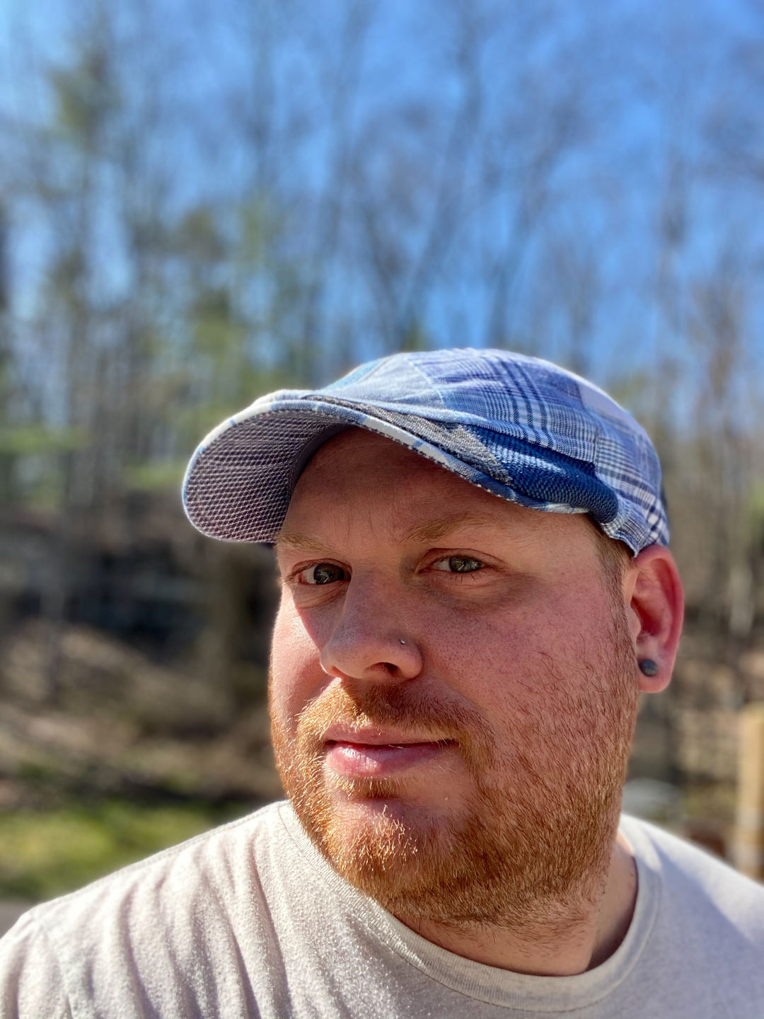 Customer photo review of Erin Cap Patchwork Tweed
